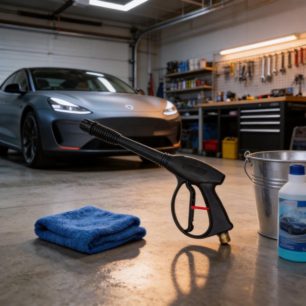 Standard Pressure Washer Gun With Copper And Stainless Steel For Car Cleaning And Home Use