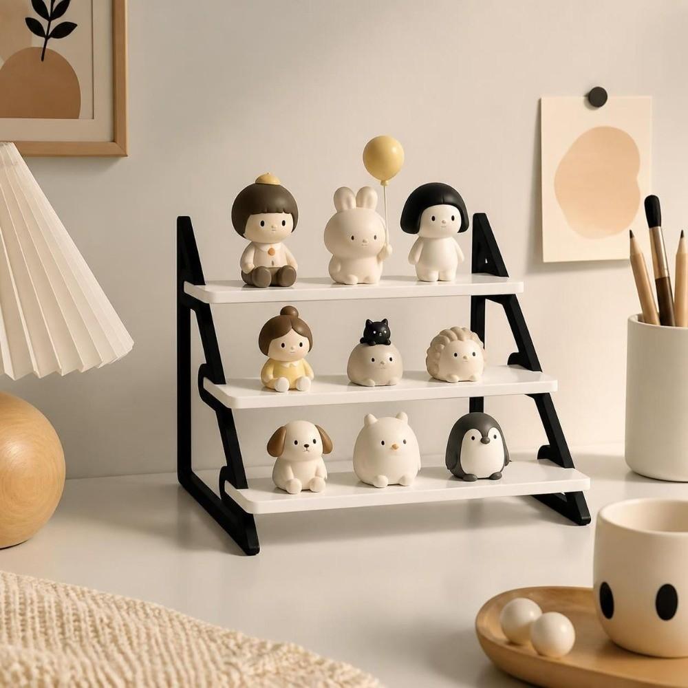 Space Saving Jewelry Dispaly Shelf 3D Printing Seasoning Organizer Doll Model Shelf Kitchen