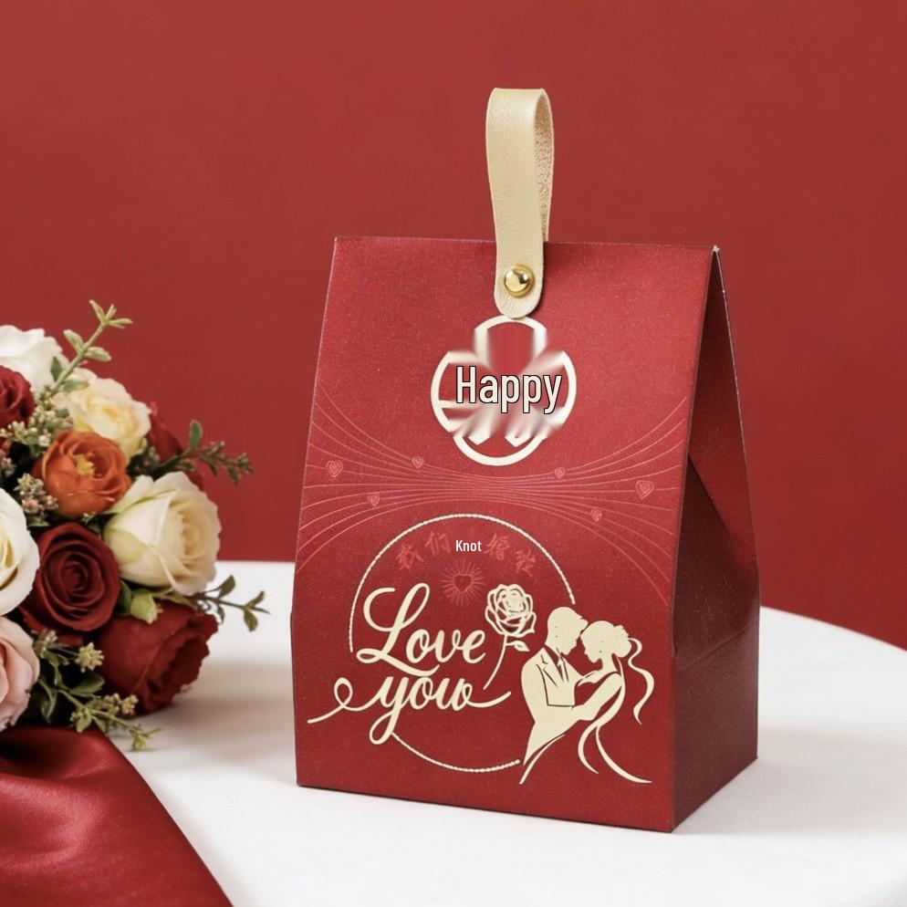 2025 Wedding & Engagement Candy Gift Boxes – Empty Souvenir Handbag Style Small