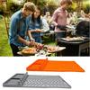 Silikon-Backofenmatte Seitenständer-Matte Backblech-Grillmatte Geeignet für Grillofen Outdoor-Picknicks
