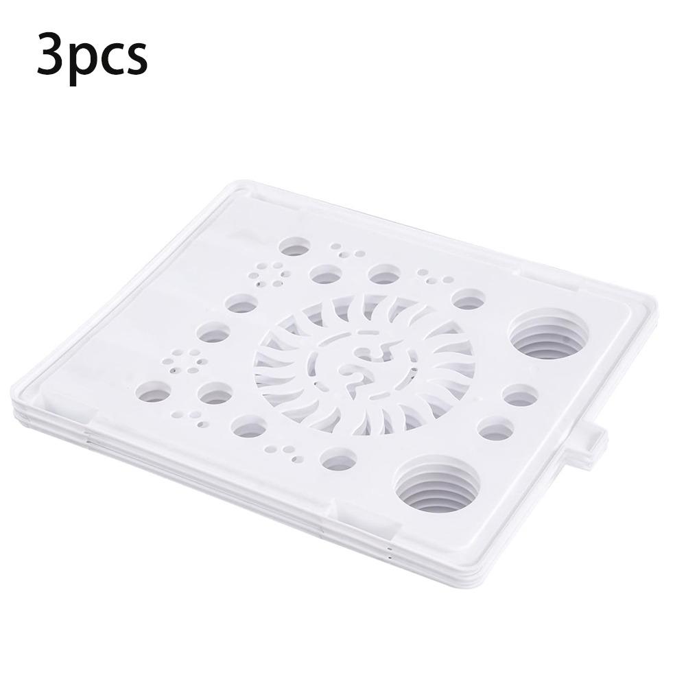 3pcs Stackable Lazy Folding Board Foldable Breathable T-Shirt Organizer Board Wrinkle-Free T-Shirt Stacker Closet Organization