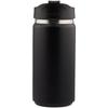Gowell Zalatto Tumbler with Lid, Vacuum Insulated, Stainless Steel, Thermos, Cold/Hot Insulation, Double Walled, 350ml, Black (Men's Stylish Matte Ser