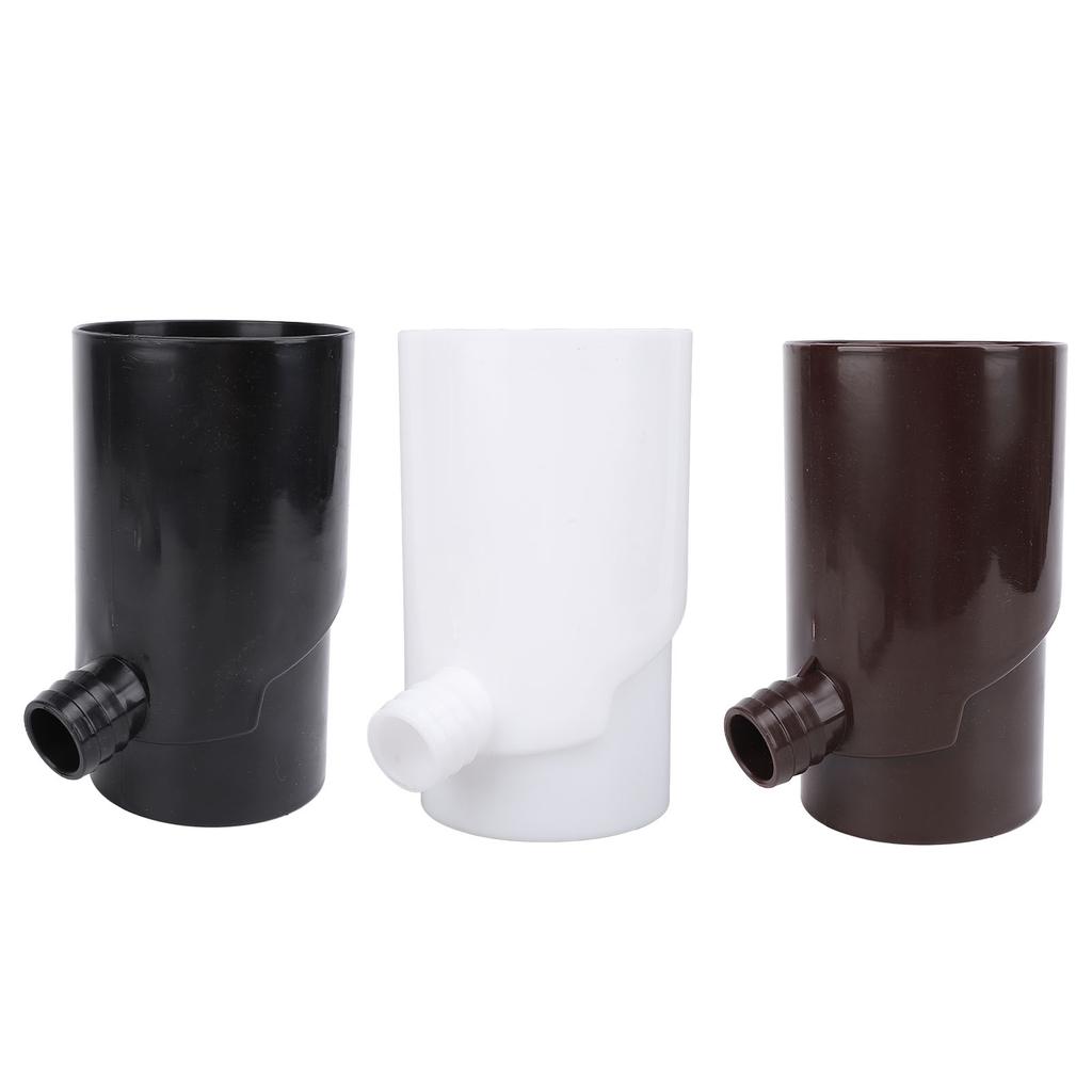 10cm Rainwater Collection System Efficient Round Downspout Diverter for Irrigation Systems Aquariums