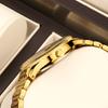 YaLaLuSi Brand Elegant Women's Quartz Watch Simple Sun Patterned Case Temperament Gorgeous Gold Gift Box Set Ladies Gift