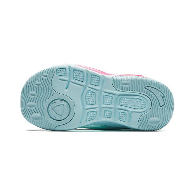 Anta Kids  Shock Absorbing Breathable Sandals Kids Sandals Blue Silver A322429902-2
