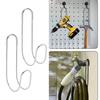 2 Pieces Water Pipe Hook, Strong Load Bring and Flexible Installation 304 Stainless Steel Water Pipe Hook for Drill Cables