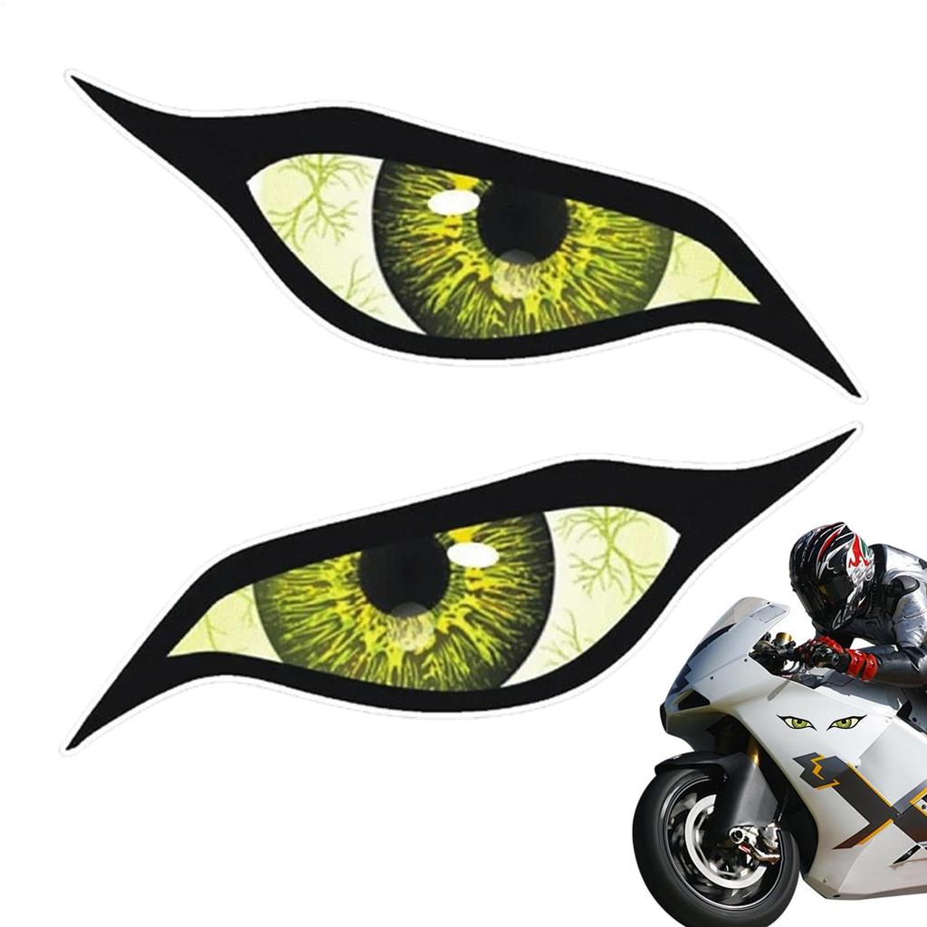 Böses Auge Aufkleber für Auto, Wütendes Auge Autoaufkleber | Gruseliges Moto Motorrad Roller
