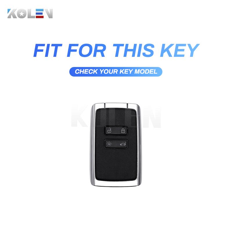 TPU Car Smart Key Case Cover Shell Fob For Renault Koleos Kadjar Clio Megane Captur Espace Kangoo Sandero Talisman Accessories