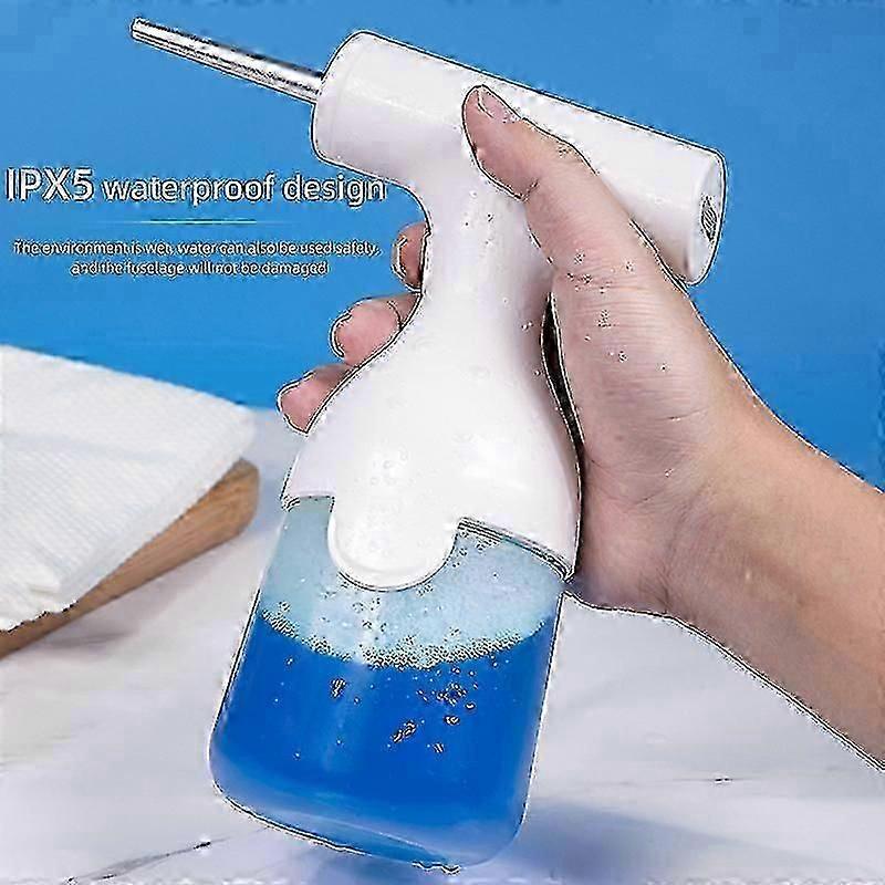 Machine à Mousse Électrique 350ML Grande Capacité Étanche Rechargeable Mousseur Shampooing Gel Douche Fournitures de Bain