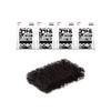 Kikuron Cookware Scrubber, Powerful Burnt-Off Remover, Black, Pack of 4 (1 Brush), Perfect for Cookware, Grills, Pots, Trivets, Iron Frying Pans, and