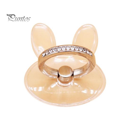 Finger Ring Phone Holder 360 Degree Rotatable Strong Adhesiveness Universal Mini Rhinestone Finger Ring Phone Back Sticker Pad Bracket for Outdoor