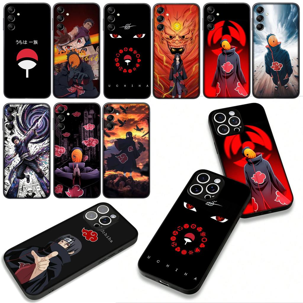 Anime Tobi Uchiha Obito Narutos Phone Cover Case for Apple iPhone 16 15 14 Plus 13 12 Mini 17 Pro Max + ProMax 16E Air 16+