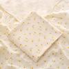 Soft Cotton Newborn Wrap Blanket Double-Layered Baby Quilt Soft Gauze Wrap Blanket  For Newborn