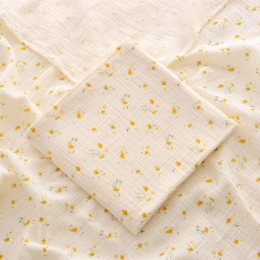Soft Cotton Newborn Wrap Blanket Double-Layered Baby Quilt Soft Gauze Wrap Blanket For Newborn