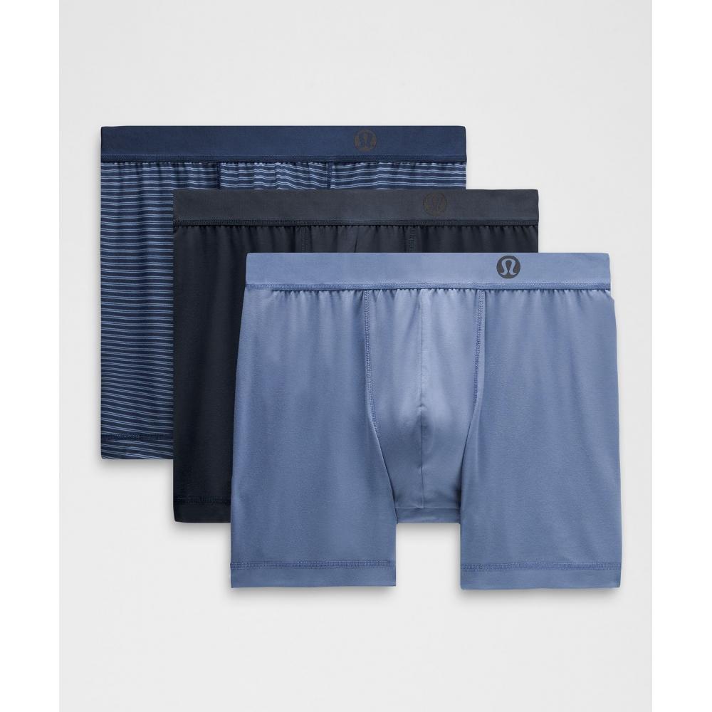 

Lululemon Трусы-боксеры Always In Motion 5, 3 шт. в упаковке, вымытый деним, двойная полоска, вымытый деним, клубный синий, настоящий темно-синий XXL/5