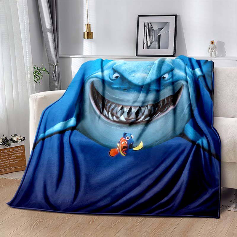 Disney Finding Nemo Pattern Blanket Warm Soft Fluffy Kids and Adult Sofa Bed Throw Blanket Outdoor Travel Camping Luxury Gifts