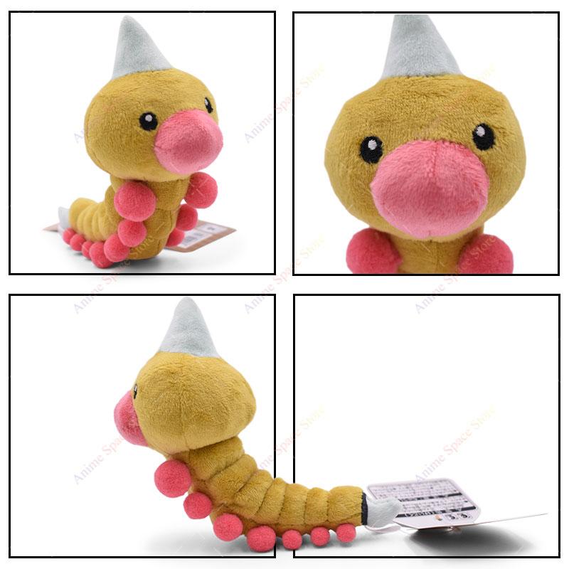 Anime Plush Caterpie Scolipede Weedle Soft Stuffed Cute Plushie Caterpie Fuse Gyarados Soft Cotton Collectible Dolls Decor