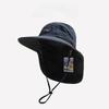 Caps Summer Wide Brim Neck Protection Unisex Bucket Hats Outdoor Visor Quick-drying Panama Sunscreen Tied Fishing Hiking Hat