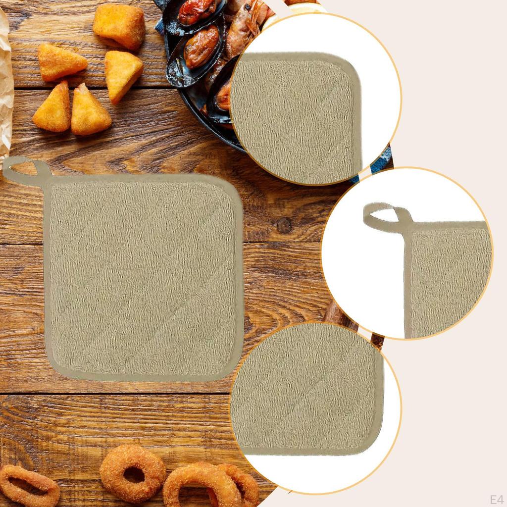 4 Kitchen Pads 6.89x6.89inch Trivet for Oven Use In Cooking And Baking