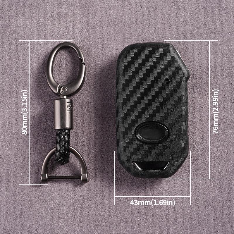 Kia Compatible Carbon Fiber Remote Shell for Telluride, Stinger, Forte & K5