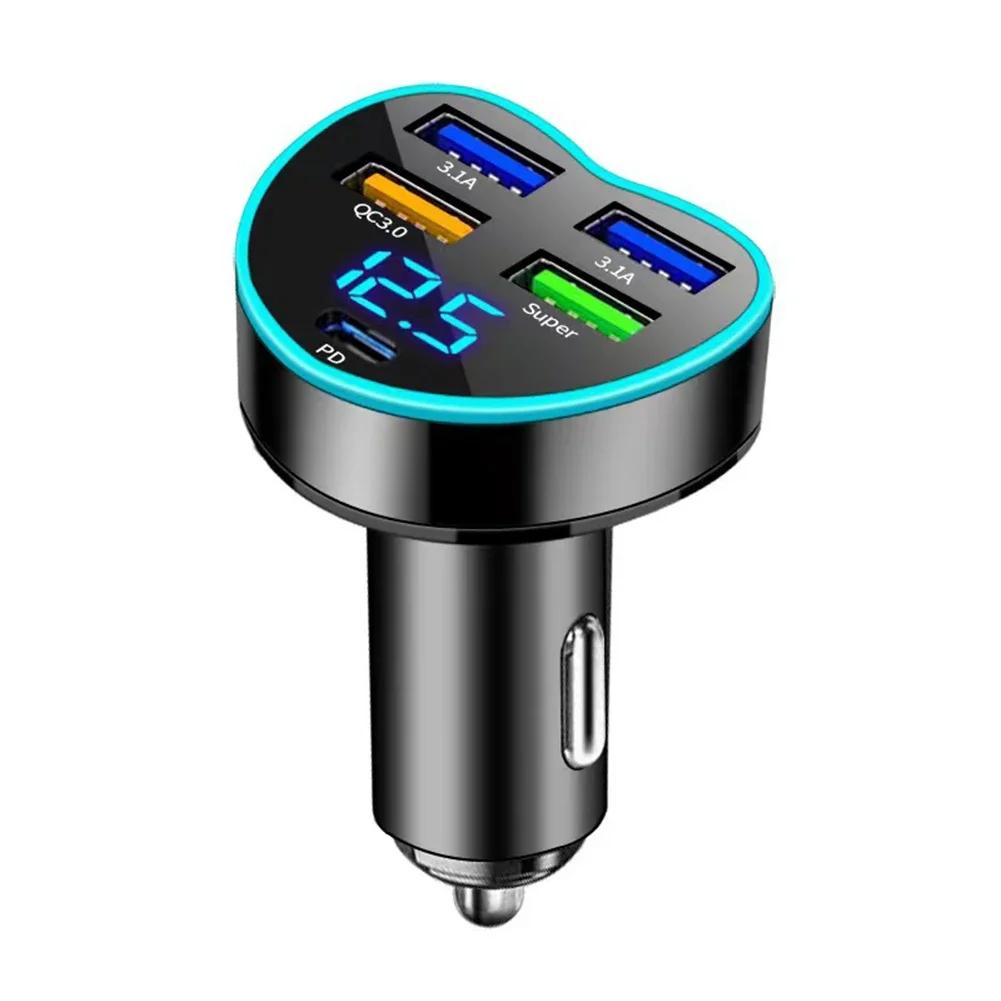 

For Home Use Type C Socket Adapter Multi-Port Car Charger Over Current Protection Over Power Protection For Home CHINA