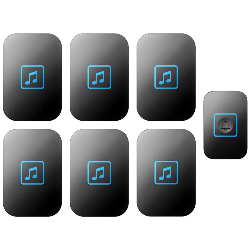 Smart One-to-Six Home Wireless Electronic Music Doorbell