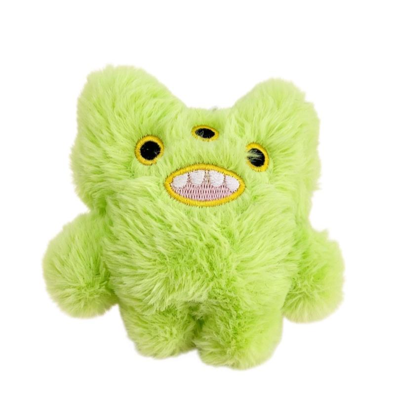 New Plush Funny Doll Keychain Animation Peripheral Kawaii Creative Ugly Cute Bag Charm Keychain Pendant Accessories Gift