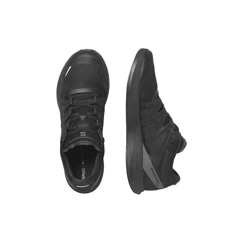 Salomon Phantasm 2 Lite Outdoor Sports Fabric Shock Absorption Non-Slip Wear-Resistant Low-Top Running Shoes Unisex Running Shoes Black 472095