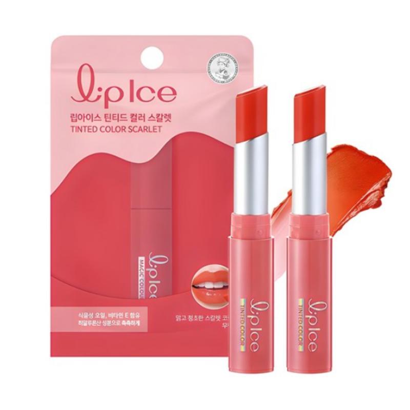 Lipice Tinted Color Scarlet (2g*2ea) / Lipbalm
