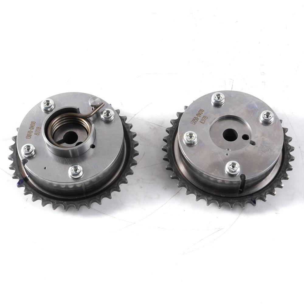 PANGOLIN 2pcs Intake&Exhaust Camshaft Adjuster Gear for Toyota Camry RAV4 Highlander Venza Car Parts 13050-0V010+13070-0V010
