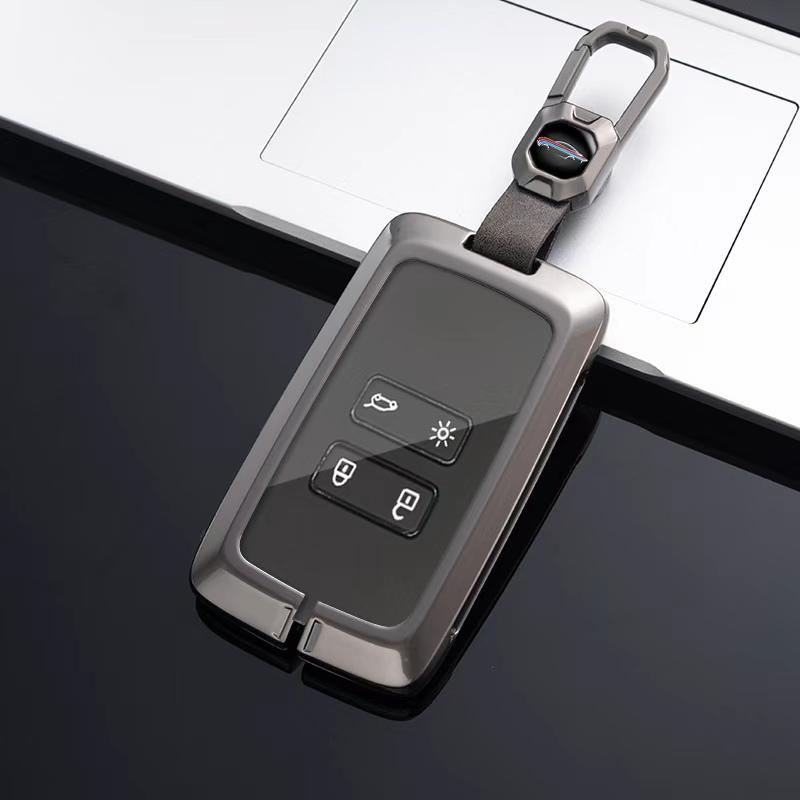 Car Key Case Cover For Renault Koleos Kadjar Captur Megane Talisman Espace Clio Zoe Scenic 4 Arkana Dacia Sandero Auto Key Bag