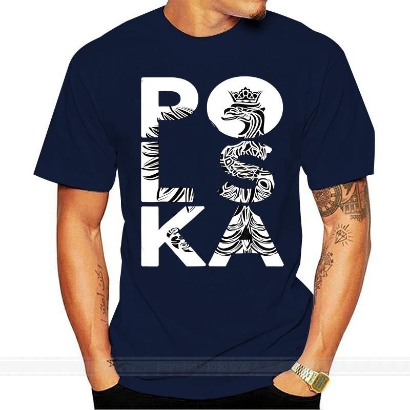 Men T Shirt Polska Poland Original Crowned Eagle cotton tshirt men summer fashion tshirt euro size S