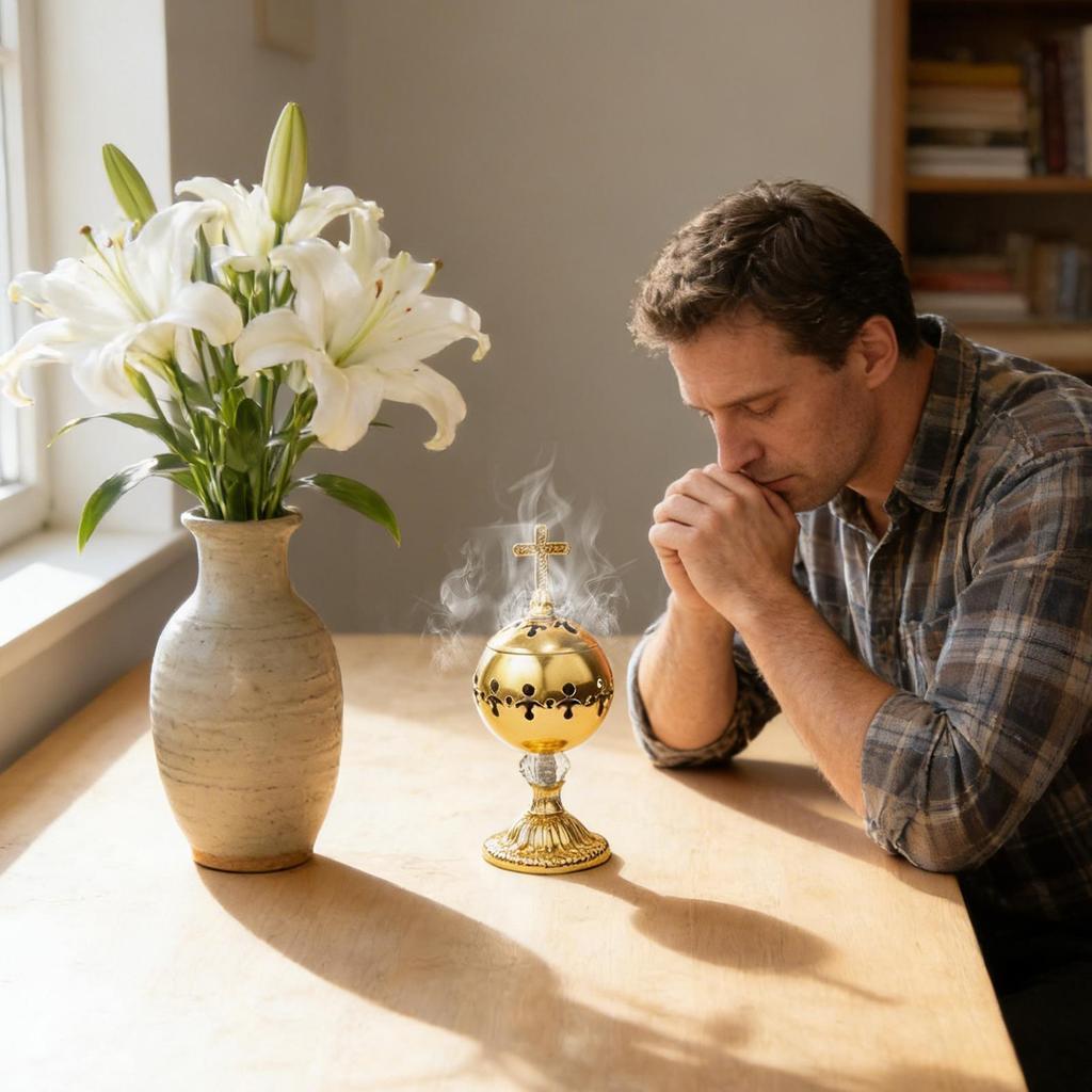 Räuchergefäß Metall Vintage Heimdekoration Zen Räucherstäbchenhalter mit Kreuzdeckel für Innen Wohnzimmer Schlafzimmer Yoga Studio