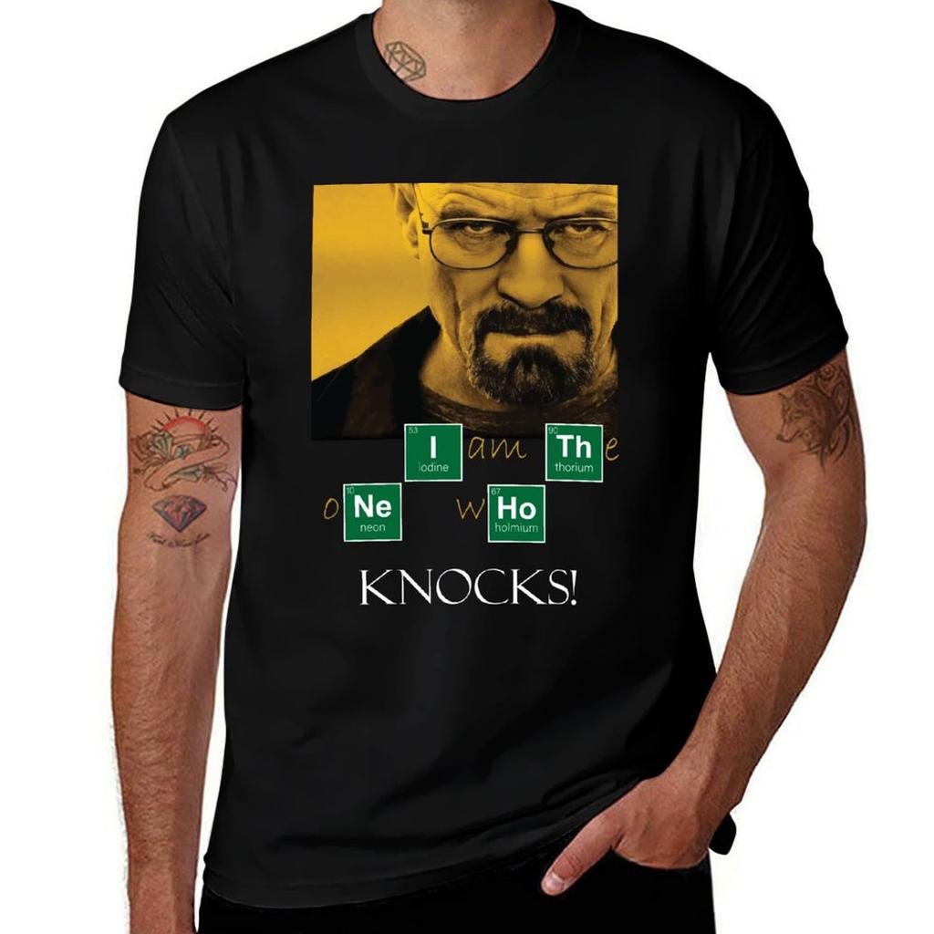 I Am The One Who Knocks Breaking Bad Tshirt Worker Basic Short Sleeve Tee Tshirt