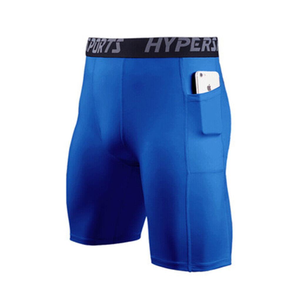 Men's Funktions Compression Shorts For Fitness And Sports Moisture-wicking Polyester Fabric Mid-length