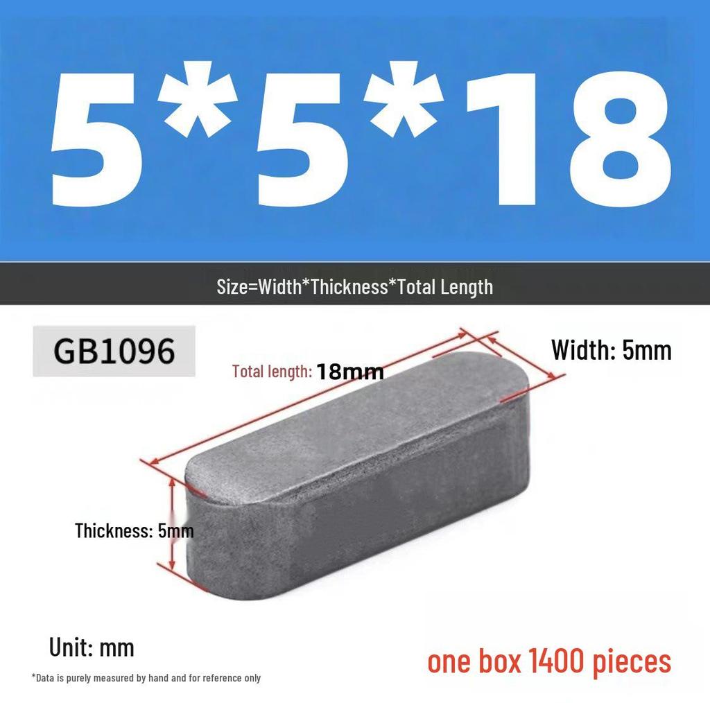 A3 Material Double Round Head Key Pin, Plain Key, Type A, Complete M3/M4/M5 Specifications