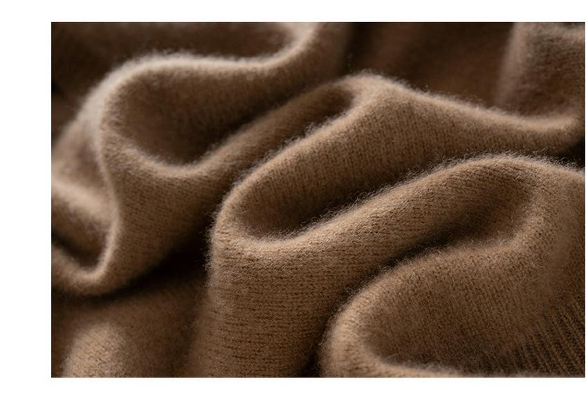 Women's Cashmere V-Neck Slimming Knit Sweater - Warm Autumn/Winter Fashion