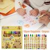 12Pcs Cartoon Student Graffiti Pen Anime Painting Pen New Crayon  Stationery Gifts