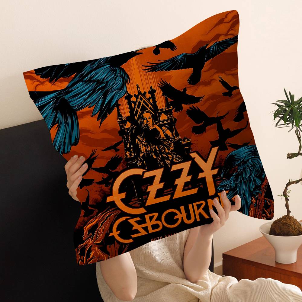 Heavy Metal Band Rock Ozzy Osbourne Band 45*45cm Cushion Cover Pillow Cover Decor Pillowcase Home Pillowcase For Couch Pillow