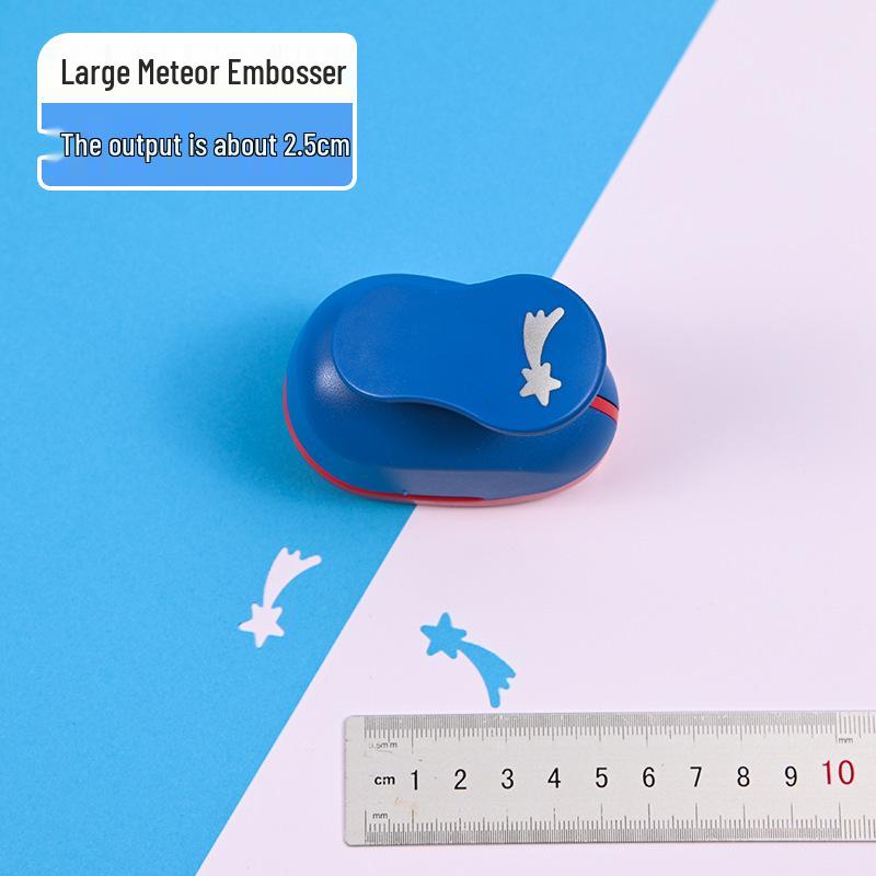 Children's DIY Embossing Machine: Easy Large Flower Punch for Kindergarten Craft and Paper-Cutting Projects