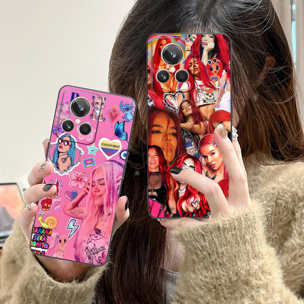 Karol G Latino Mobile Cell Phone Case for Realme GT 8 Neo Pro C75 73 71 C67 65 C55 53 C35 31 C20 15 Colorful Printing Cover