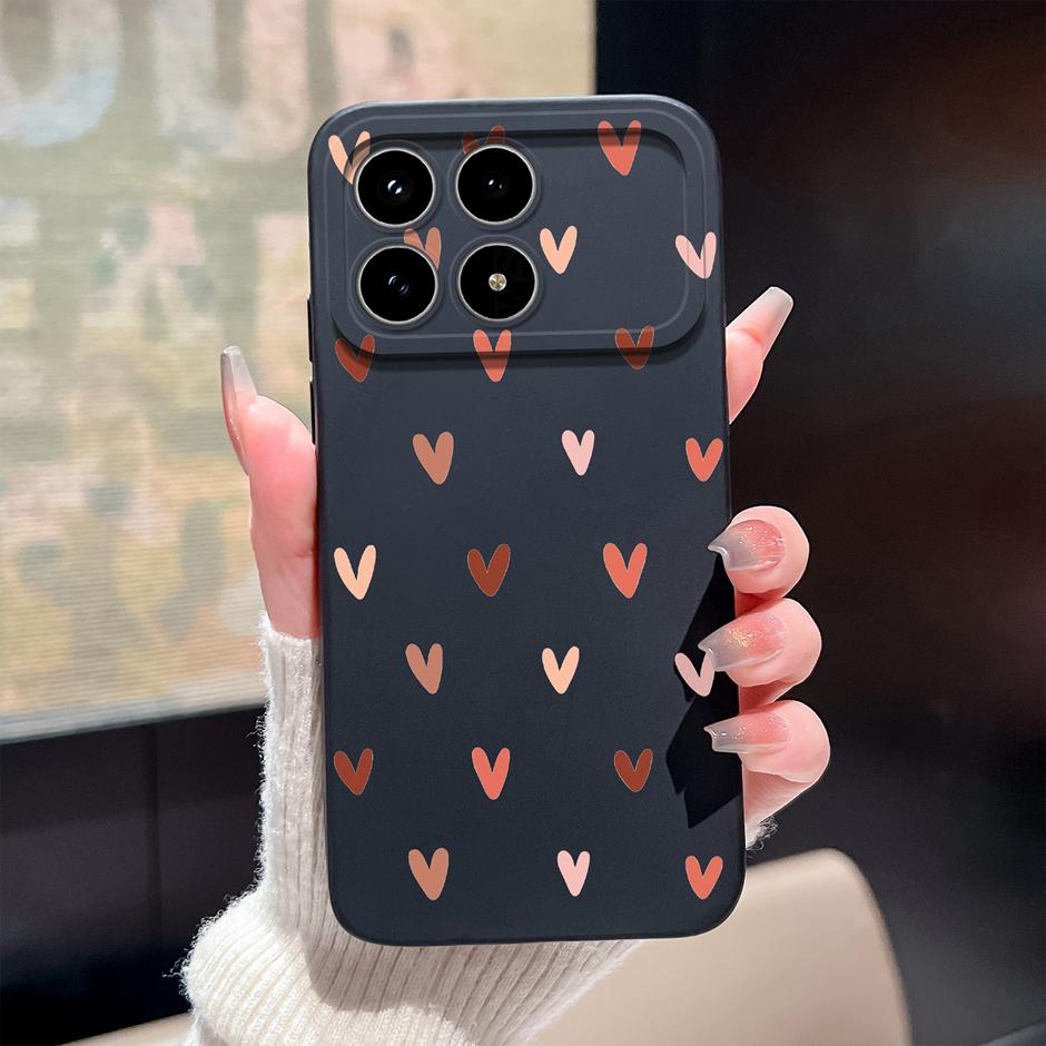 For Xiaomi Poco F8 Pro Ultra Cases Pretty Sweet Girls Liquid Silicone Full Protective Bumper Cover For Poco F8Pro F8Ultra Fundas