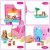 Barbie sestra Chelsea a růžový karavan s ve filmu let starým a HNH90 Barbie's pool! /Objevila se "Barbie"! ? [Oblékací panenka] [Domácí vozidlo]