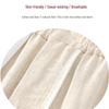 Men's Thin Linen Cotton Blend Straight-Leg Pants