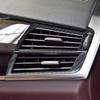 4Pcs Carbon Fiber Car Interior Center Control Air Conditioner Outlet Frame Cover Stickers Auto Accessories For BMW X5 F15 X6 F16