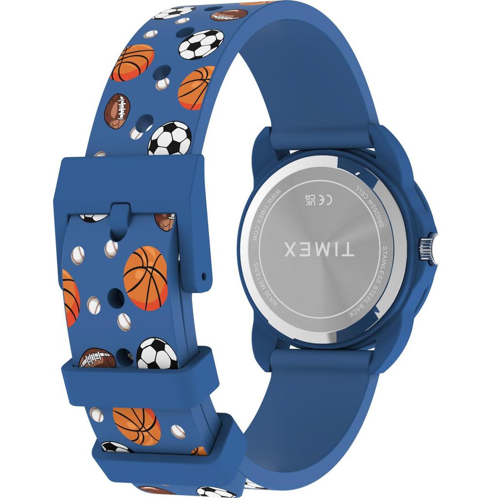 Kinder Analog Uhr Quarz 30M Wasserdicht Acryl Weißes Zifferblatt TW2Y59900 Kinder [TIMEX] [Authentisch]