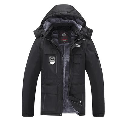 Winter Plus Samt Verdickung Paar Baumwolle gepolsterte Jacke winddichte Plus Size warme Jacke