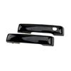 4Pcs Piano Black Exterior Outside Door Handle Cover Trim For Ford F150 2021-2022