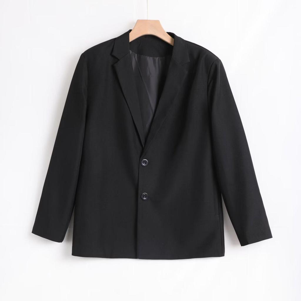 2024 Men's British Style Casual Blazer: Handsome, Lightly Mature, Spring/Autumn College Jacket