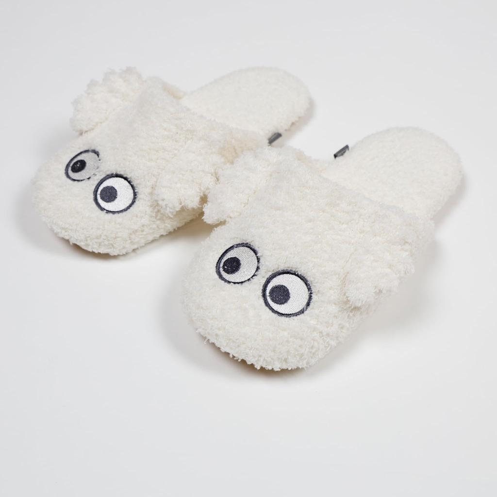 Marushin Moomin Gesicht Hausschuhe / Hattifatteners Strickstoff Flauschig 1445032600